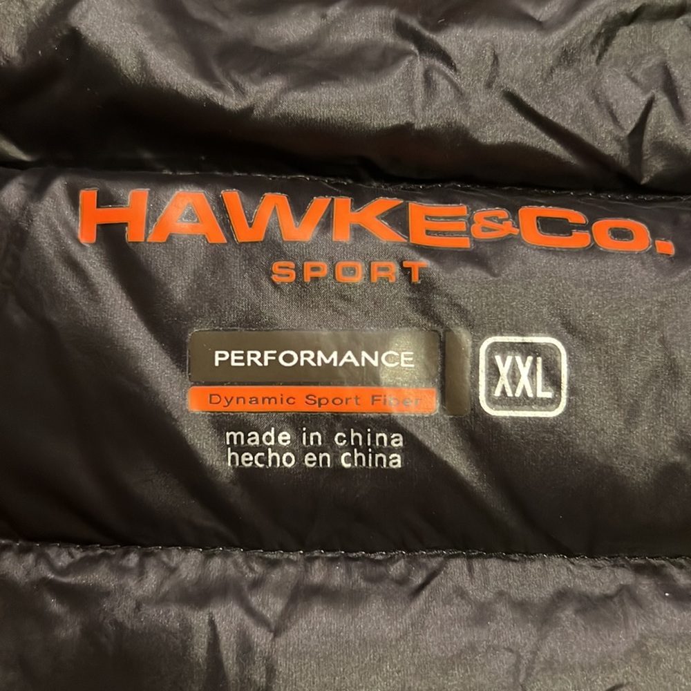 Men’s Hawke and Co. Olive Green Puffy Vest - Picture 3 of 4